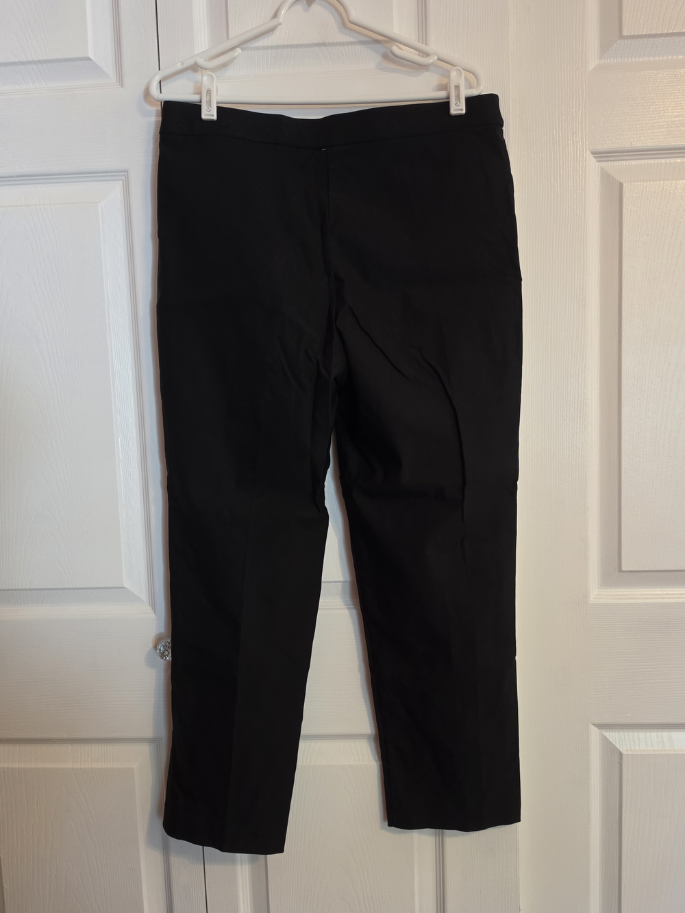 Alfred Dunner Black Straight-Leg Dress Trousers